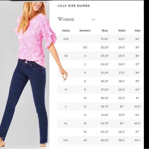 Lilly Pulitzer: Blue Dark Rinse Wash Frayed Hem Skinny Jeans - Picture 10 of 10